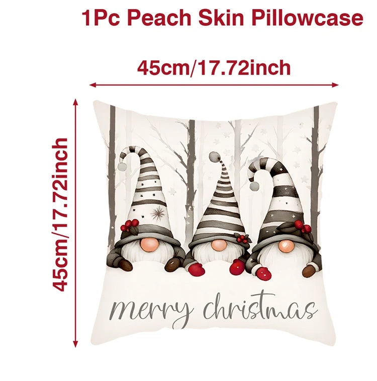 Christmas Faceless Doll Pillow Covers Christmas Decoration for Home 2025 Xmas Pillow Covers Navidad Natal New Year Gift 2026