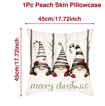 Christmas Faceless Doll Pillow Covers Christmas Decoration for Home 2025 Xmas Pillow Covers Navidad Natal New Year Gift 2026
