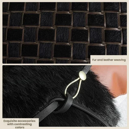 Premium Hotel Style Horsehair Pillow Cover Modern Decorative Black White Cushion Cover for Luxury Home Pillow Case Airbnb Decor