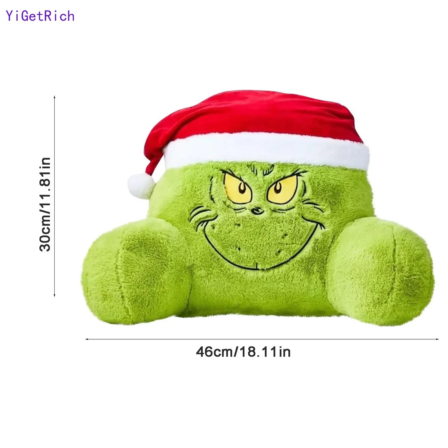 Christmas Plush Green Pillow Pillow Creative Gift Home Holiday Atmosphere Pillow Decoration New Festival Gifts Ornaments ﻿