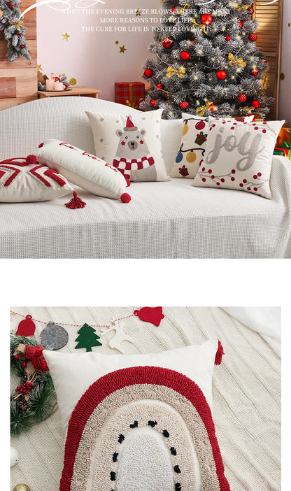 New Year, Christmas, Pillow, Plush, Autumn And Winter, Living Room, Sofa, Pillow, Model Room, Homestay, Cushion, Pillowcase