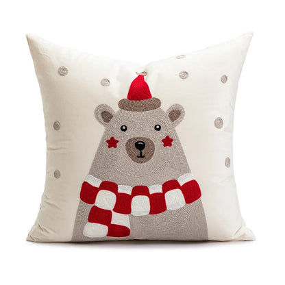New Year, Christmas, Pillow, Plush, Autumn And Winter, Living Room, Sofa, Pillow, Model Room, Homestay, Cushion, Pillowcase