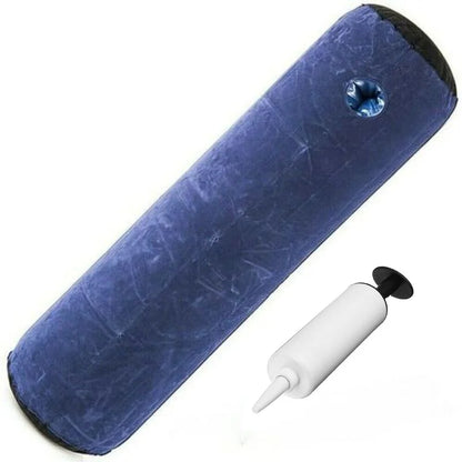 Female Pillow Hugs 86cm Long Round Inflatable Bolster Roll Wedge Cushion For Back Neck And Spine Relief During Sleep Washable