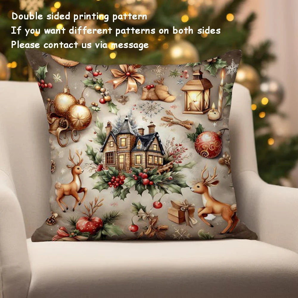 Christmas Pillow Festival Decoration Pillow Personalized Customization Pillow Christmas Gift Christmas Home Decoration