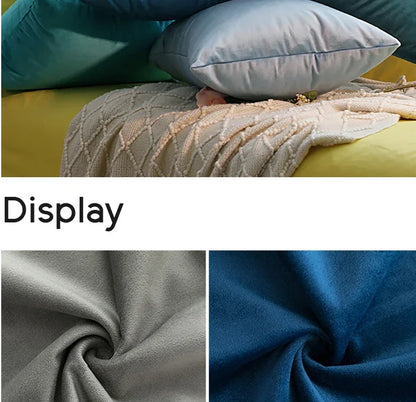 Pillowcase Decor Home Plaid Throw Pillow Cover for Living Room Sofa 30x50 Nordic Home Decoration Soft Velvet Cushion Covers