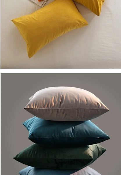 Pillowcase Decor Home Plaid Throw Pillow Cover for Living Room Sofa 30x50 Nordic Home Decoration Soft Velvet Cushion Covers