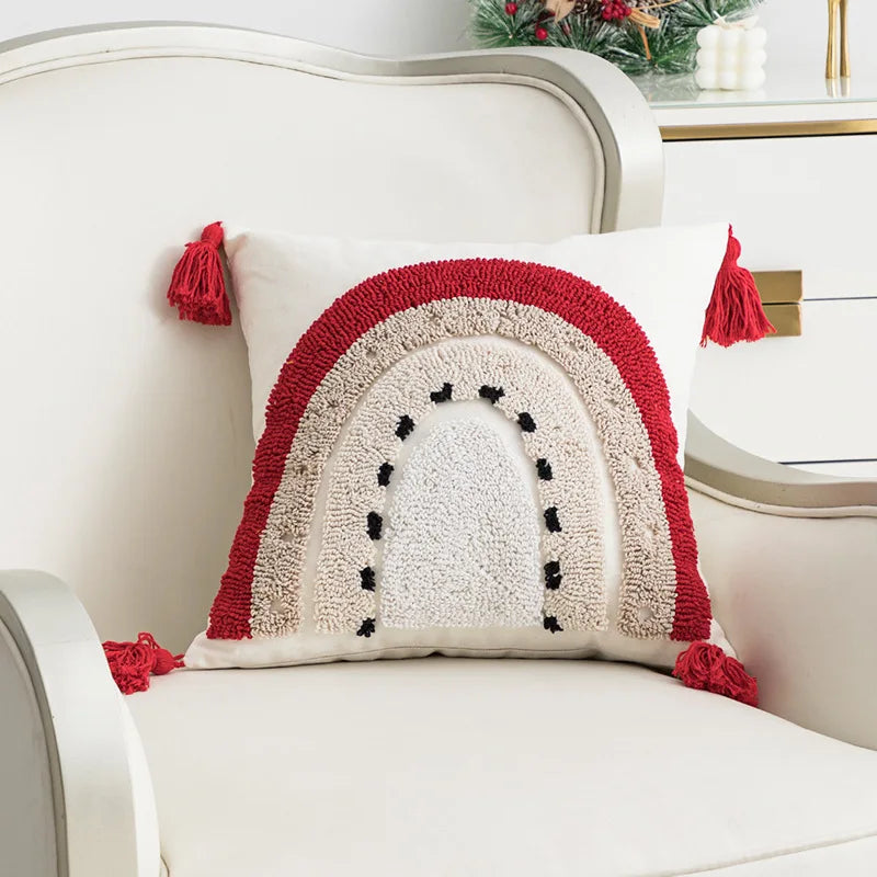 New Year, Christmas, Pillow, Plush, Autumn And Winter, Living Room, Sofa, Pillow, Model Room, Homestay, Cushion, Pillowcase
