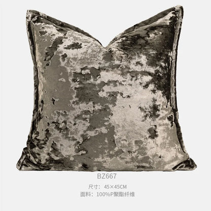 Premium Hotel Style Horsehair Pillow Cover Modern Decorative Black White Cushion Cover for Luxury Home Pillow Case Airbnb Decor