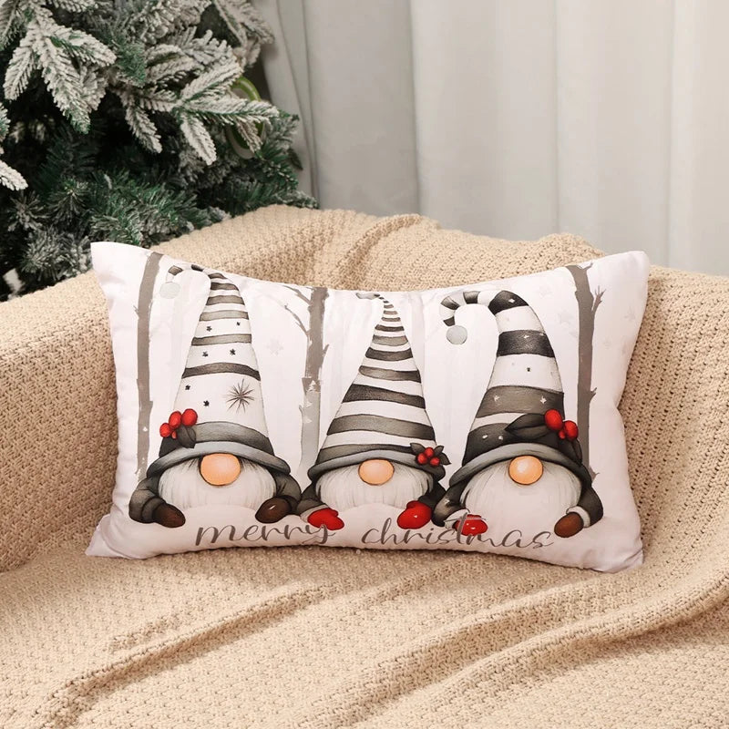 Christmas Faceless Doll Pillow Covers Christmas Decoration for Home 2025 Xmas Pillow Covers Navidad Natal New Year Gift 2026
