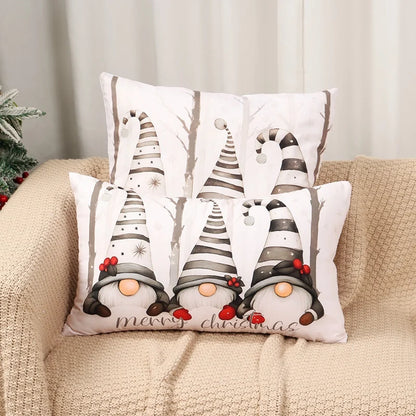 Christmas Faceless Doll Pillow Covers Christmas Decoration for Home 2025 Xmas Pillow Covers Navidad Natal New Year Gift 2026