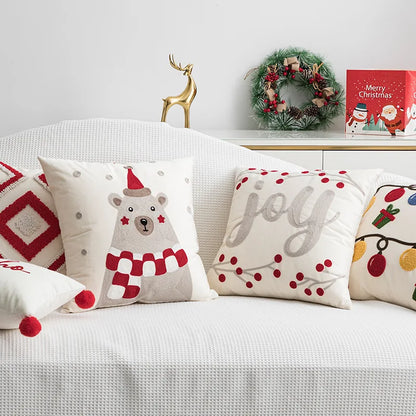 New Year, Christmas, Pillow, Plush, Autumn And Winter, Living Room, Sofa, Pillow, Model Room, Homestay, Cushion, Pillowcase