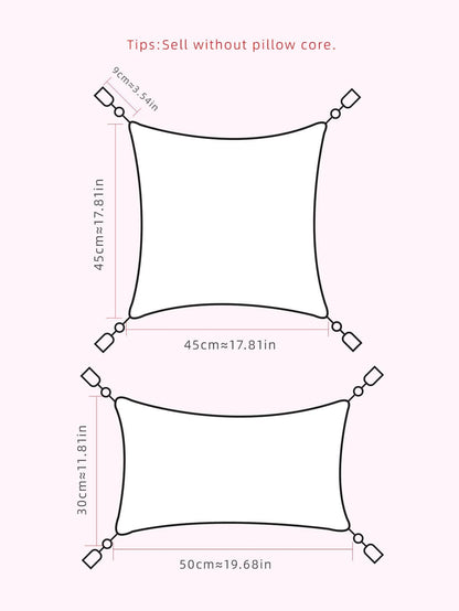 Braided plaid bohemian-style throw pillow and lumbar pillow covers for living rooms, bedrooms and cars.