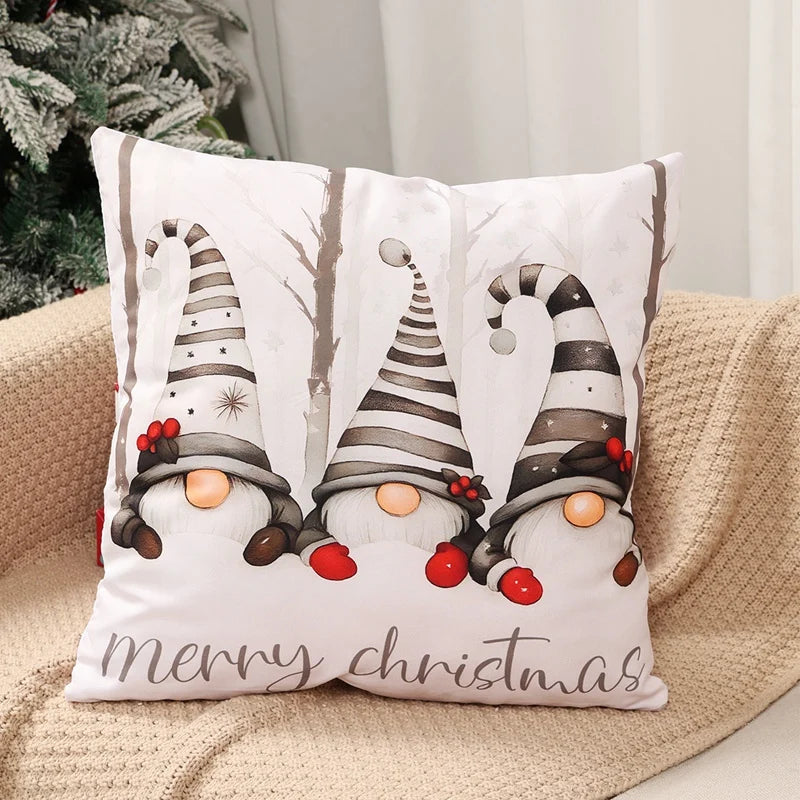 Christmas Faceless Doll Pillow Covers Christmas Decoration for Home 2025 Xmas Pillow Covers Navidad Natal New Year Gift 2026