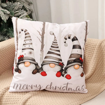 Christmas Faceless Doll Pillow Covers Christmas Decoration for Home 2025 Xmas Pillow Covers Navidad Natal New Year Gift 2026
