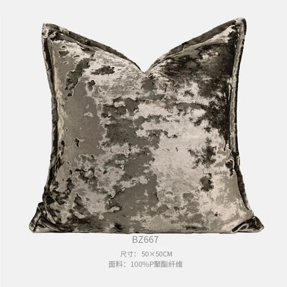 Premium Hotel Style Horsehair Pillow Cover Modern Decorative Black White Cushion Cover for Luxury Home Pillow Case Airbnb Decor