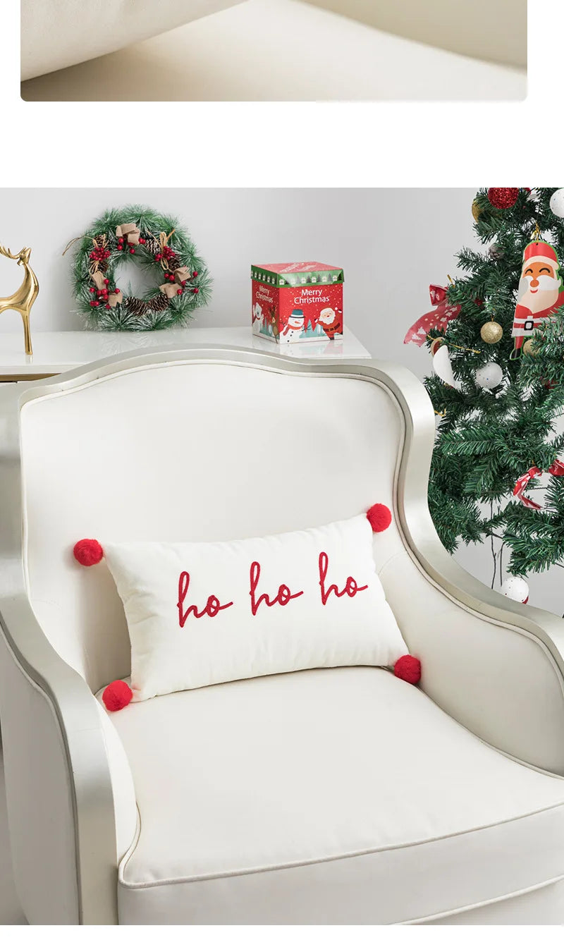 New Year, Christmas, Pillow, Plush, Autumn And Winter, Living Room, Sofa, Pillow, Model Room, Homestay, Cushion, Pillowcase