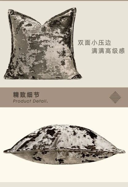 Premium Hotel Style Horsehair Pillow Cover Modern Decorative Black White Cushion Cover for Luxury Home Pillow Case Airbnb Decor
